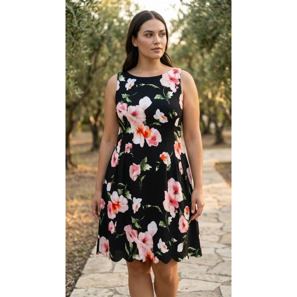 Vince Camuto — Dress | floral · Sz 14